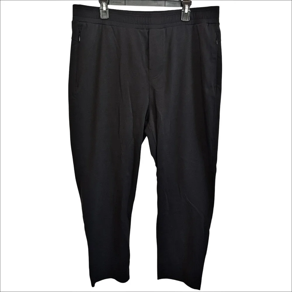 Public Rec Gamechanger Rec Pant 40x30 Black Jogger Performance Athletic Fit Golf